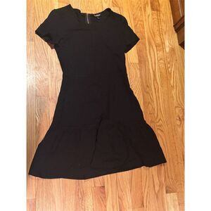 Juicy Couture Women's Black Fit-and-Flare Mini Dress Size S Casual